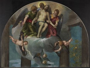 El Cristo muerto con ángeles de Paolo Veronese